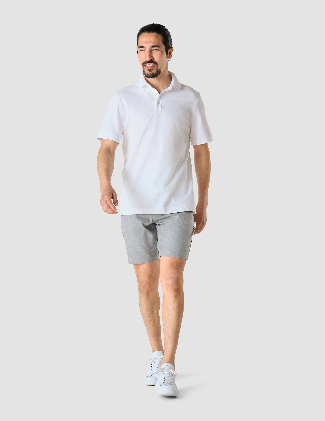 Tech Linen Shorts Ashes
